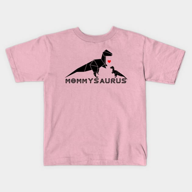 Mommysaurus Mommy Dinosaur Kids T-Shirt by PincGeneral